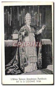 Old Postcard Pope Leone XIII