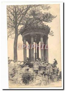 Paris (19th) Old Postcard Buttes Chaumont Belvedere