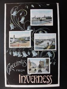 Greeting from Inverness 5 Image Multiview c1909 by Reliable Series