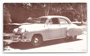 Postcard 1949 CHEVROLET Styleline 4-Door Sedan Dealer Advertising Card