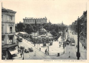 Lot136 georgstrasse kaffee kröpcke opera house hannover germany real photo tram