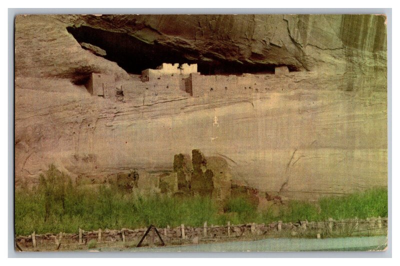 c1947 Postcard AZ White House Ruin Canyon De Chelly Vintage Standard View Card 