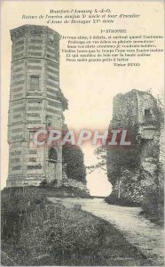 'Post Card Old Montfort l''Amaury S and O Ancient Ruins Dungeon Tenth Century...