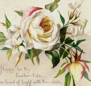 1880s Easter Card Ezra A. Day Mechanics Hall Shoe Store Poem #6O