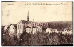 Old Postcard In Morvan Pierre Qui Vire Panoramic view of the Monastery
