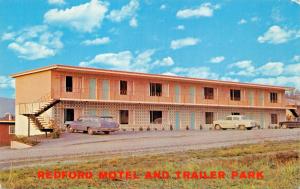 PORT ALBERNI VANCOUVER ISLAND CANADA~REDFORD MOTEL & TRAILER PARK POSTCARD 1960s