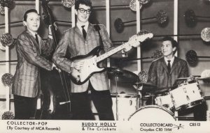 Buddy Holly & The Crickets Real Photo Rare Postcard