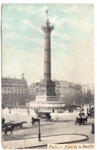 Place de la Bastille, Paris, France, Used 1911