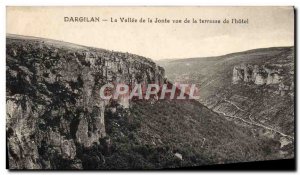 Old Postcard Dargilan La Vallee De La Jonte View From The Terrace Of I & # 39...