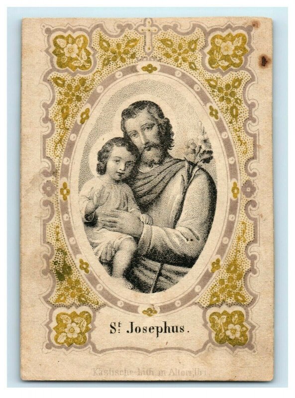 1870s-80s Religious German St. Josephus P222