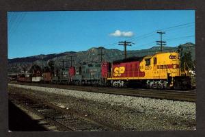 CA Southern Pacific Railroad Train Loco 3370 GLENDALE CALIFORNIA Calif Postcard