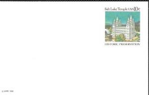 US Mint Pre-stamped Postcard UX83 Historic Preservation