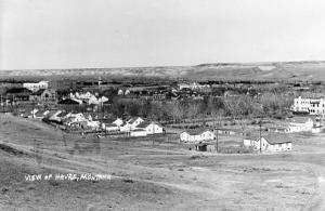 MT -  View of the Town of Havre