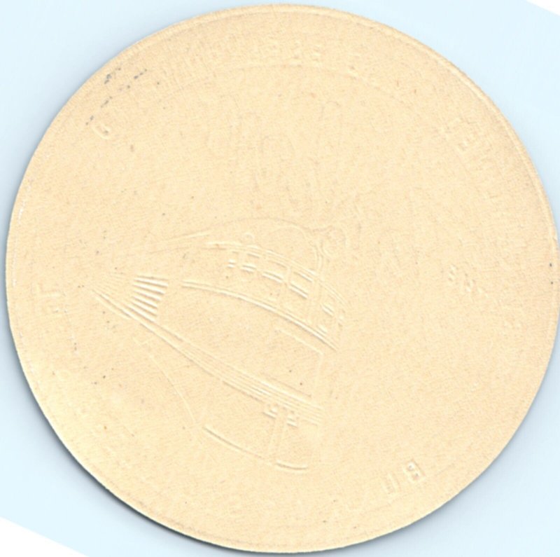 c1930s Burlington Route Zephyr Streamliner Train Railway Luggage Label ...