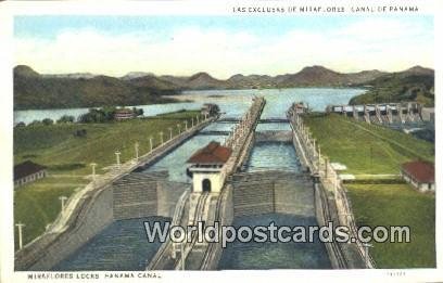 Miraflores Locks Panama Canal Panama Unused 