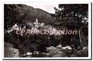 Old Postcard Switzerland Nicoise St Martin Vesubie general view and Torrent B...