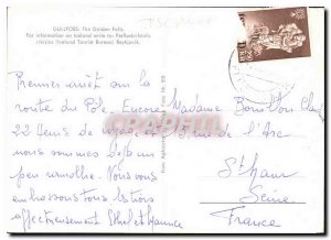 Postcard Modern Gullfos the Golden Falls