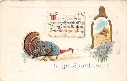 Thanksgiving Greetings 1911 