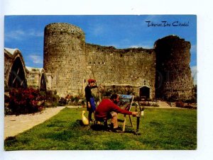 284646 ISRAEL 1983 TIBERIAS Citadel air mail RPPC