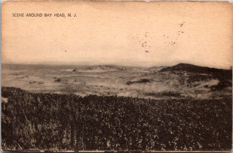 Antique RPPC Scene Around Bay Head New Jersey Ocean Shore Views Sand Dunes