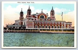 New York City~Ellis Island~Immigration Depot Bldg~French Renaissance~1920s PC