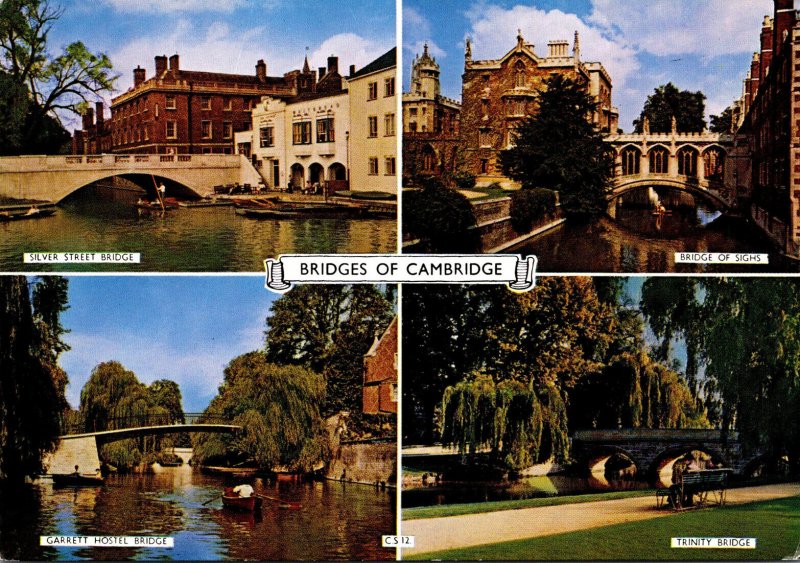 England Cambridge Multi View Bridges Of Cambridge