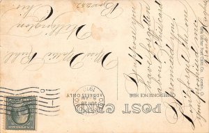 F67/ Oberlin Ohio RPPC Postcard 1910 Leiter Interior Carnegie Library