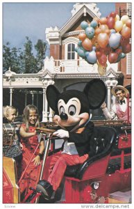 Mickey Mouse, Fire Engine Ride, Disneyworld, 40-60's