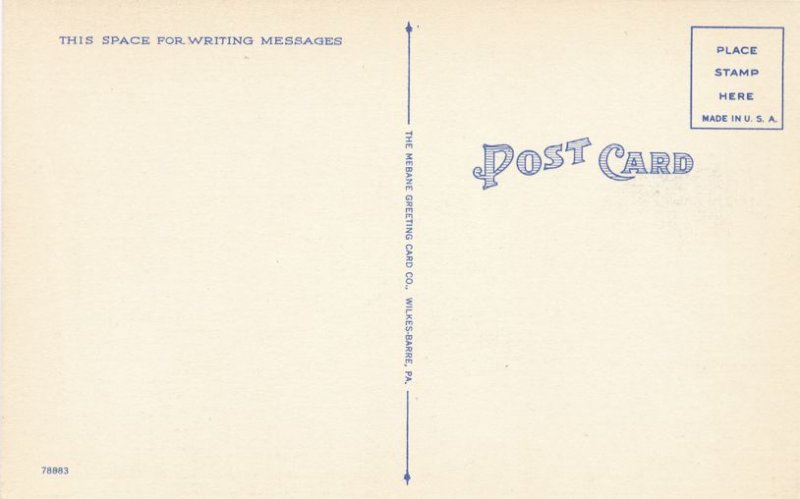 Allentown PA, Pennsylvania - Masonic Temple - Linen