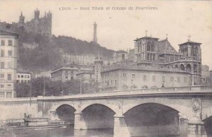 France Lyon Pont Tilsitt et Coteau de Fourvieres