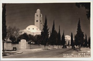 Israel Jerusalem YMCA Building Palestine RPPC C033