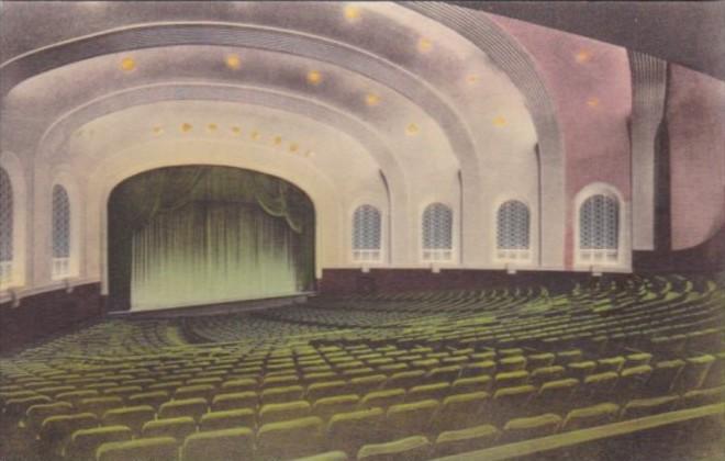 Indiana Bloomington Auditorium Looking Toward Stage Indiana University Handco...