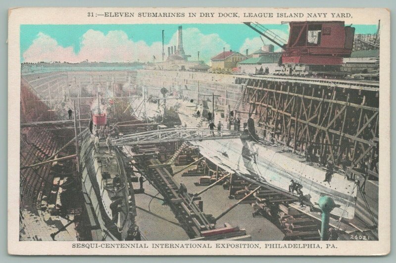 Philadelphia Pennsylvania~Sesqui Centennial Exposition~League Island~Navy Yard 