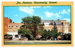 Postcard HOUSE SCENE Lawrence Kansas KS AU2551