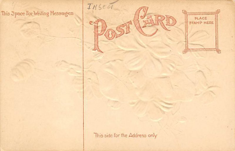 Embossed Flowers and Bee Embossed Flowers and Bee