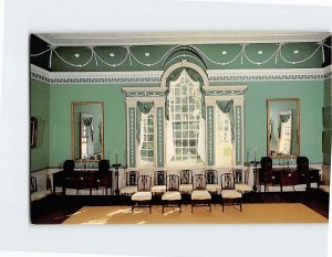 Postcard North wall of the Large Dining Room Mount Vernon Virginia USA