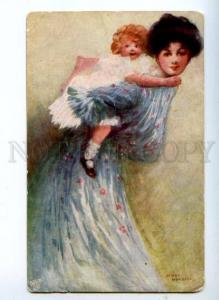 3149986 Mother as Horse for Girl by Mary HORSFALL vintage PC