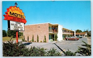 KISSIMMEE, Florida FL ~ Roadside SUNRISE MOTEL c1970s Osceola County Postcard