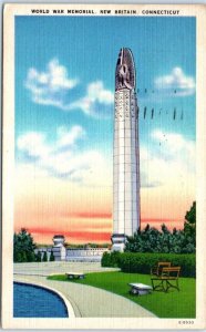 M-99659 World War Memorial New Britain Connecticut USA