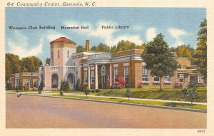 GASTONIA, North Carolina NC  COMMUNITY CENTER Women's Club~Library~Memorial Hall