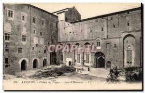 Avignon - The Popes' Palace - Court & # 39Honneur - Old Postcard
