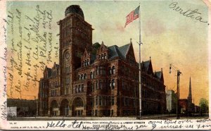 Pennsylvania Philadelphia Boy's Central High School Broad and Cherry Str...