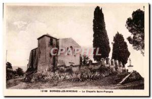 Bormes les Mimosas - La Chapelle Saint Francois - Old Postcard