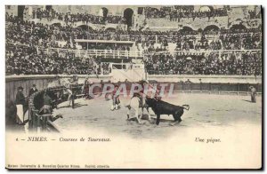 Old Postcard Bullfight Bullfight Nimes A picnic