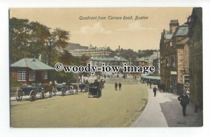 aj0548 - Derbys - Early View of the Quadrant from Terrace Rd. Buxton - Postcard