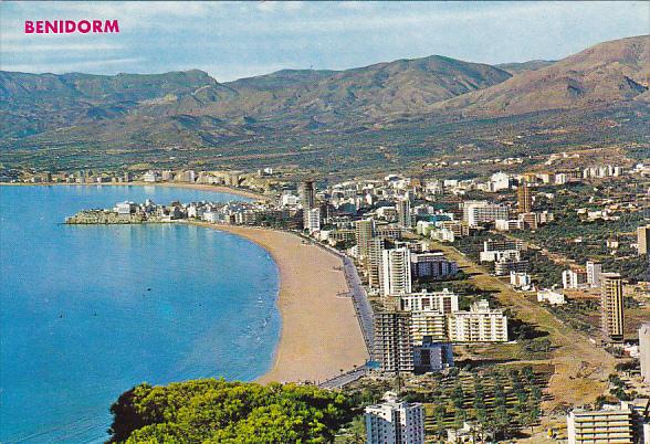 Spain Benidorm Vista Panorama de Benidorm