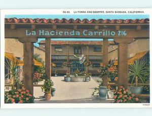 Unused W-Border RETAIL STORE SCENE Santa Barbara California CA hp1002