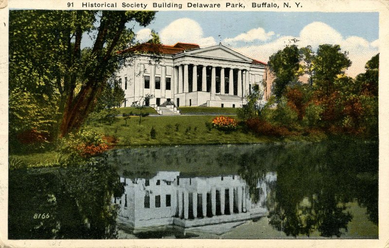 NY - Buffalo. Delaware Park, Historical Society Building