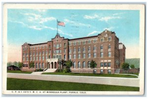 1936 CF & I Co's YMCA At Minnequa Plant Pueblo Colorado CO Vintage Postcard