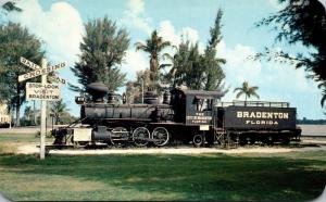 Florida Bradenton Wood Burning Locomotive City Of Bradenton